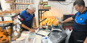 Bursa İnegöl ekmek fırınlarına denetim