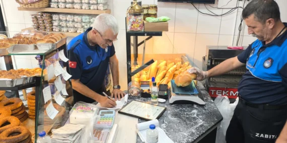 Bursa İnegöl ekmek fırınlarına denetim